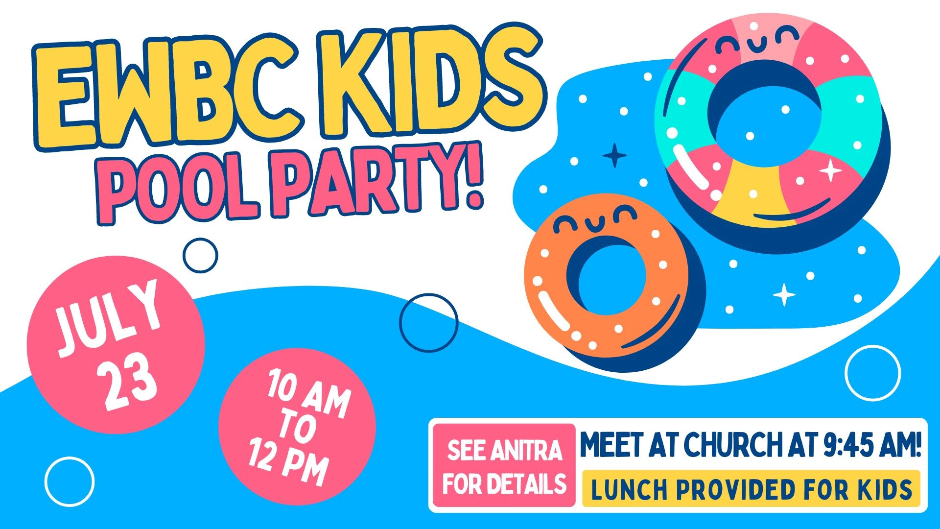 kids pool party